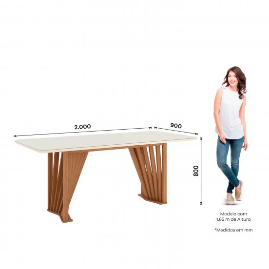 Mesa Adriana 2.000