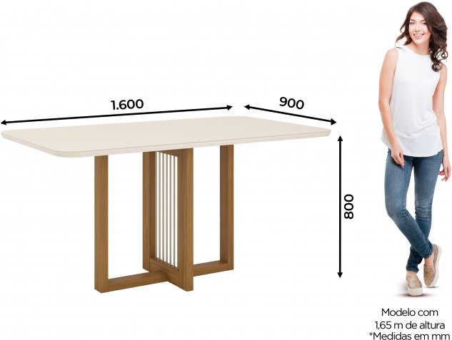 Mesa Natalí 1.600