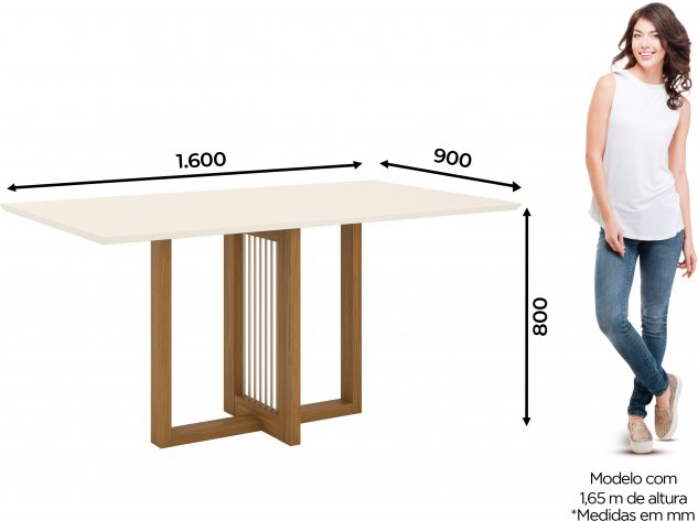 Mesa Natalí 1.600